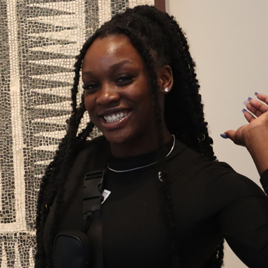 student smiling