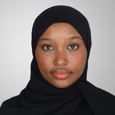 student smiling